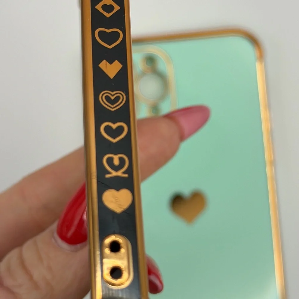 Two Stylish Black and Mint IPhone 11 Pro Cases